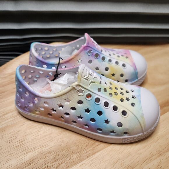 rainbow water shoes toddler girl 7/8 - Picture 3 of 4